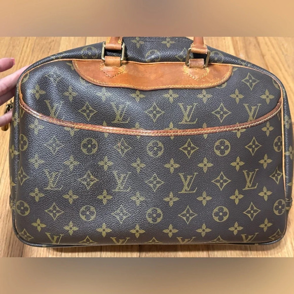 Louis Vuitton Monogram Satchel in Brown and Tan - Picture 9 of 16